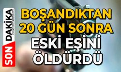 Boşandıktan 20 gün sonra eski eşini öldürdü
