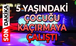 5 yaşındaki çocuğu kaçırmaya çalıştı