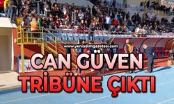 Can Güven tribüne çıktı