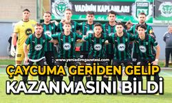 Çaycuma geriden gelip kazanmasını bildi