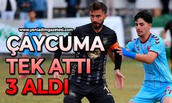 Çaycuma tek attı 3 aldı