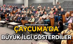 Çaycuma'da büyük ilgi gösterdiler
