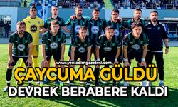 Çaycuma güldü: Devrek berabere kaldı