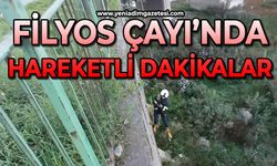 Filyos Çayı'nda hareketli dakikalar!