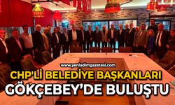 CHP'li Belediye Başkanları Gökçebey’de buluştu