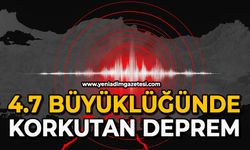 4.7 büyüklüğünde korkutan deprem
