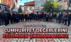Cumhuriyet değerlerini eğitimden çıkaramazsınız