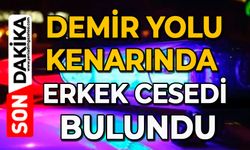 Demir yolu kenarında erkek cesedi bulundu