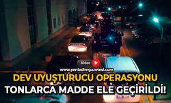 Dev uyuşturucu operasyonu: Tonlarca madde ele geçirildi!