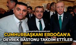 Cumhurbaşkanı Erdoğan'a Devrek Bastonu takdim ettiler