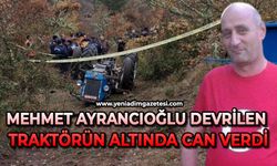 Mehmet Ayrancıoğlu devrilen traktörün altında can verdi