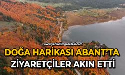 Doğa harikası Abant’ta ziyaretçiler akın etti