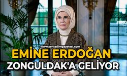 Emine Erdoğan Zonguldak'a geliyor