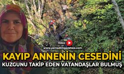 Kayıp annenin cesedini kuzgunu takip eden vatandaşlar bulmuş