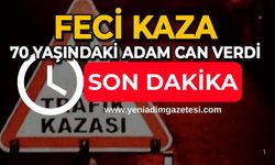 Feci kaza: 70 yaşındaki adam can verdi