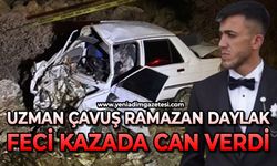 Uzman çavuş Ramazan Daylak feci kazada can verdi