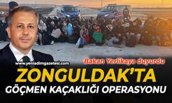 Zonguldak'ta göçmen kaçakçılığı operasyonu