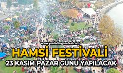 Hamsi Festivali 23 Kasım Pazar günü yapılacak
