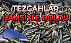 Tezgahlar hamsiyle doldu