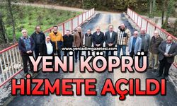 Yeni köprü coşkuyla hizmete açıldı
