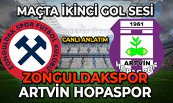 Zonguldakspor-Artvin Hopaspor maçında ikinci gol sesi
