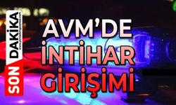 AVM'de intihar girişimi