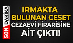Irmakta bulunan ceset cezaevi firarisi çıktı