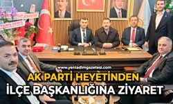 AK Parti heyetinden ilçe başkanlığına ziyaret