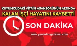 Kuyumcudaki vitrin asansörünün altında kalan işçi hayatını kaybetti