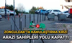 Zonguldak’ta kamulaştırma krizi: Arazi sahipleri yolu kapattı
