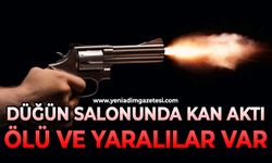 Düğün salonunda silahlı kavga: 1 ölü, 2 yaralı