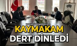 Kaymakam dert dinledi