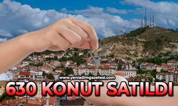 630 konut satıldı
