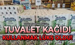 Tuvalet kağıdı kullanmak lüks oldu