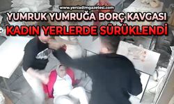 Borç kavgası: Kadın yerlerde sürüklendi
