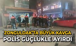 Zonguldak’ta büyük kavga: Polis güçlükle ayırdı