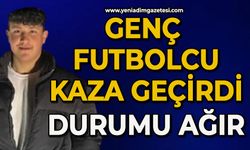 Genç futbolcu kaza geçirdi: Durumu ağır
