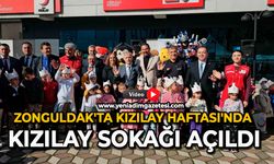 Zonguldak'ta Kızılay haftası'nda "Kızılay Sokağı" açıldı