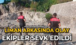 Liman arkasında olay: Ekipler sevk edildi