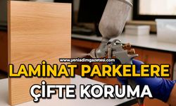 Laminat parkelere çifte koruma