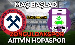 Zonguldakspor-Artvin Hopaspor karşılaşması başladı (Canlı Anlatım)