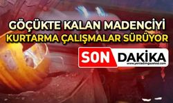 Göçükte kalan işçiyi kurtarma çalışması devam edecek