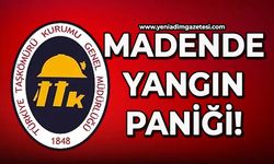 Madende yangın paniği!