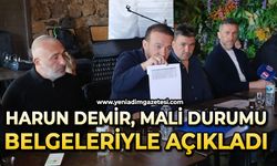 Harun Demir kulübe ne kadar para harcandığını  belgeleriyle açıkladı