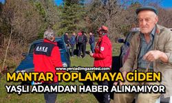 Mantar toplamaya giden yaşlı adamdan haber alınamıyor