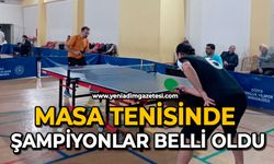 Masa tenisinde şampiyonlar belli oldu
