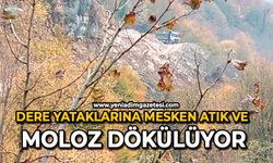 Dere yataklarına mesken atık ve moloz dökülüyor