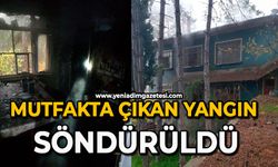 Mutfakta çıkan yangın söndürüldü