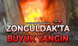 Zonguldak'ta büyük yangın: Korku dolu anlar yaşandı