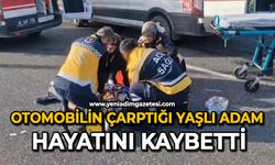 Otomobilin çarptığı yaşlı adam hayatını kaybetti